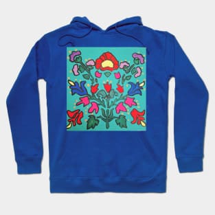 Hungarian Floral Design Hoodie